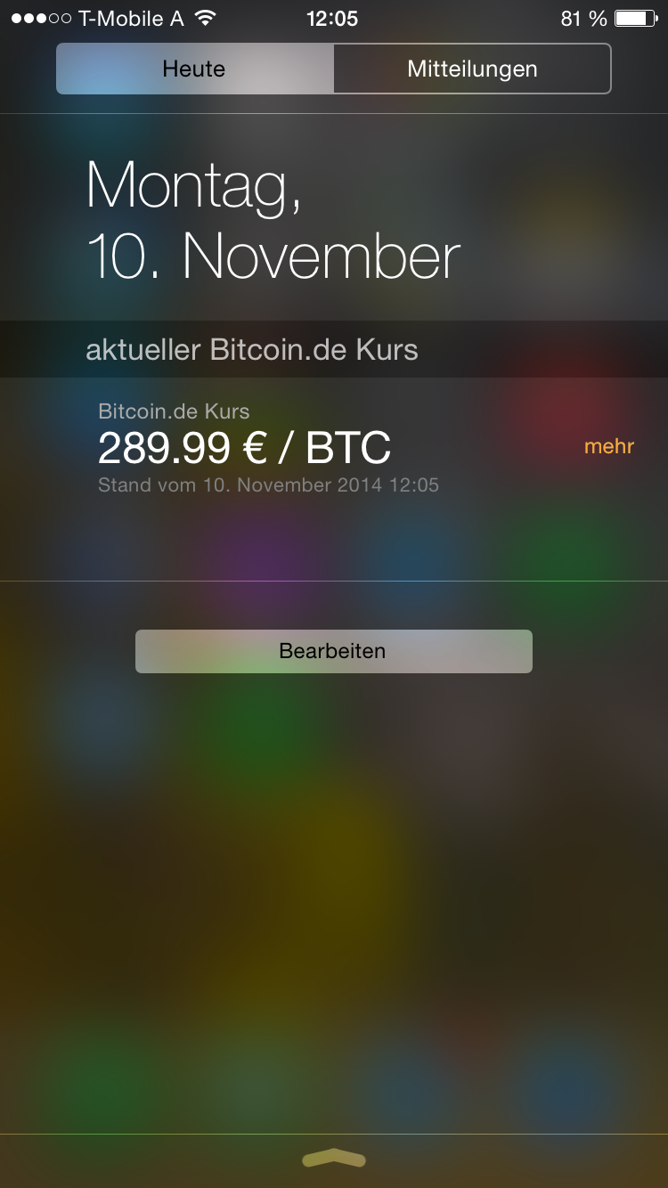 Immer den Bitcoin-Kurs im Blick mit der Bitcoin.de-Monitor-App fürs iPhone  – BitcoinBlog.de – das Blog für Bitcoin und andere virtuelle Währungen